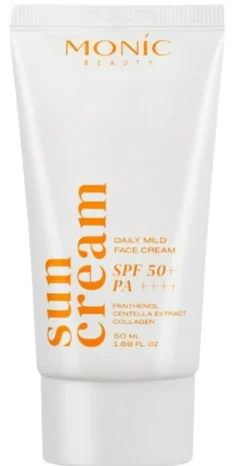 Tägliche sanfte Sonnencreme für das Gesicht
