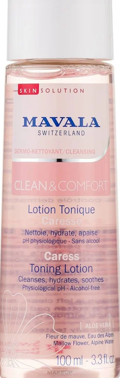 Tonisierende Gesichtslotion mit Malvenblütenwasser