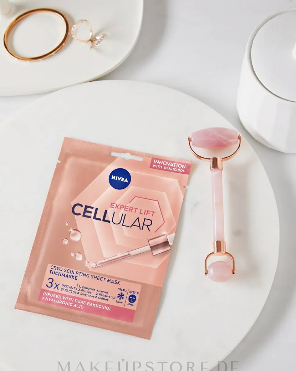 Tuchmaske für das Gesicht mit Hyaluron und Collagen