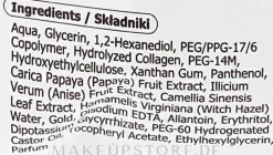 Tuchmaske für das Gesicht mit Kollagen und Vitamin E