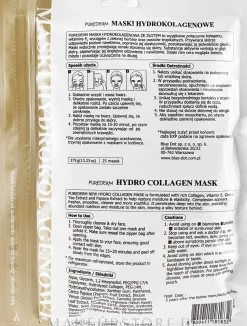 Tuchmaske für das Gesicht mit Kollagen und Vitamin E