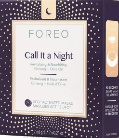UFO-aktivierende revitalisierende und nährende Nachtmaske für das Gesicht mit Ginseng und Olivenöl