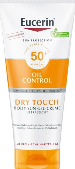 Ultraleichte schützende Gel-Creme für den Körper