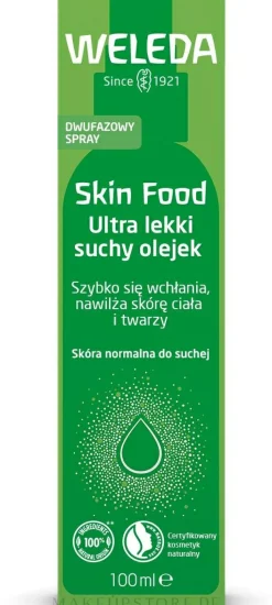 Ultraleichtes Trockenöl für Gesicht und Körper