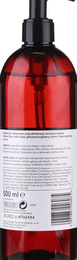 Universelles feuchtigkeitsspendendes Duschgel für Gesicht, Körper und Haar mit Mangoduft (mit Pumpenspender)