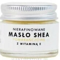 Unraffinierte Sheabutter mit Orangenduft und Vitamin E für Körper und Gesicht