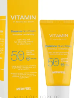 Vitamin-Sonnenschutzcreme für das Gesicht