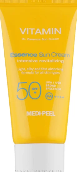 Vitamin-Sonnenschutzcreme für das Gesicht