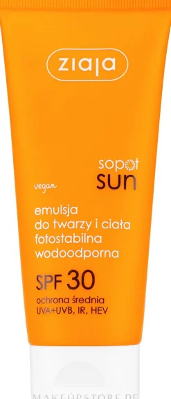 Wasserfeste Emulsion für Gesicht und Körper